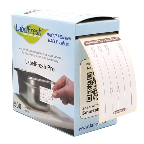LabelFresh Pro - 500 labels - donderdag/thursday