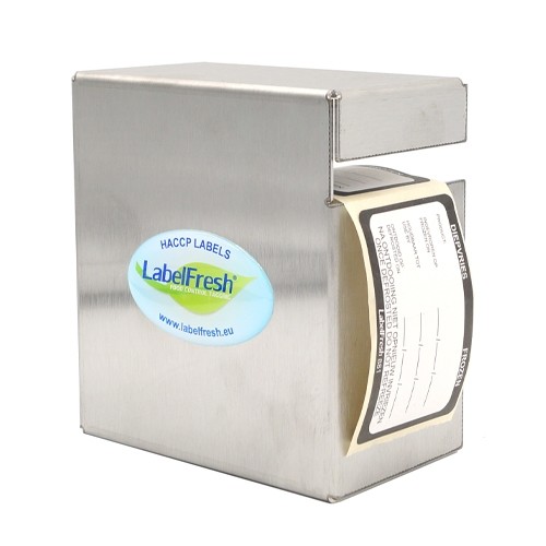 LabelFresh Mini dispenser rvs