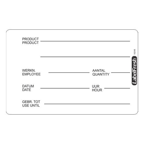 LabelFresh Warning - 500 labels - Universeel