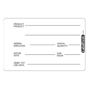 LabelFresh Warning - 500 labels - Universeel
