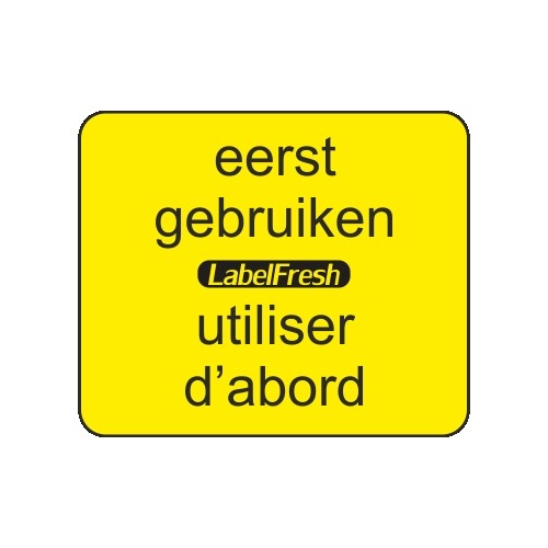 Labelfresh Warning - 1000 labels - eerst gebruiken