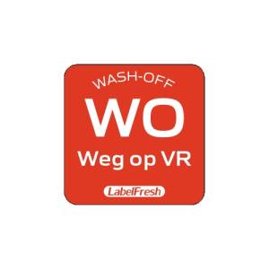 Labelfresh 500 labels - Wash-off - Woensdag NL - met weg op