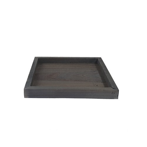 Dekoratives Holztablett, Maße 27 x 27 cm. Holz