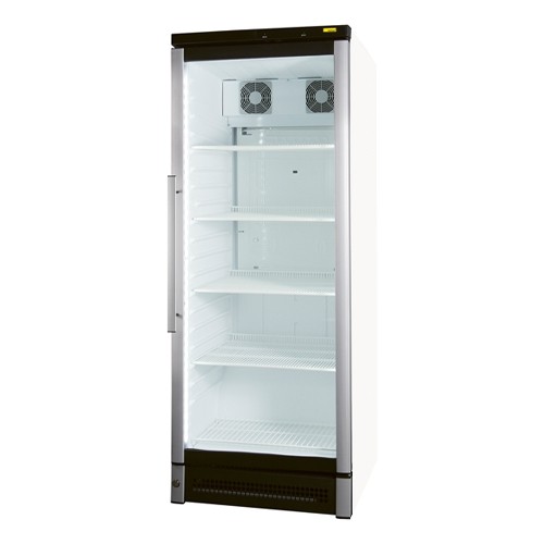 Koelkast met glazen deur M 150 afm. 60x59,5x156cm. 230v/257w Nordcap