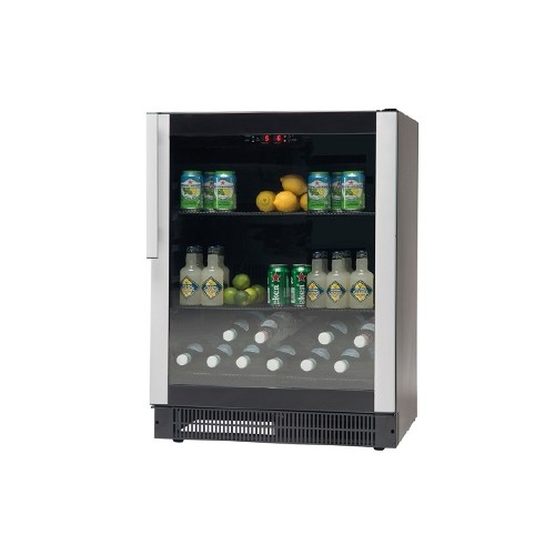 Koelkast met glazen deur M 95 afm. 595x573x820mm. 230v/100w Nordcap