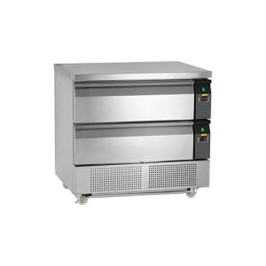 Refrigerated workbench KTKC 2-2 dimensions 905x700x865mm. 230v/540w Nordcap