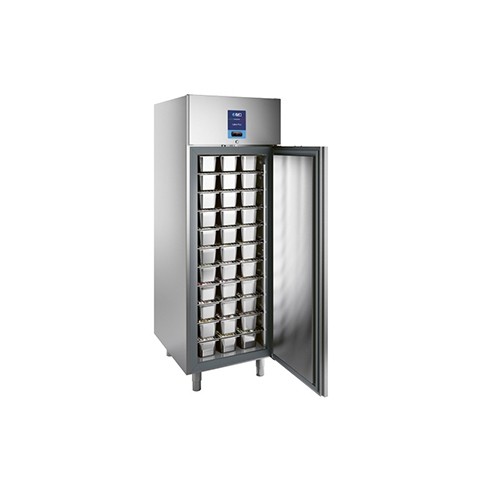 Roomijs-voorraadkast LABOR 70 RS-TB-CNS afm. 710x951x2092mm. 230v/450w Nordcap