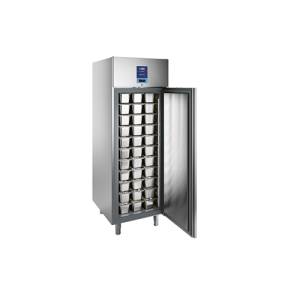 Eiscreme-Lagerschrank LABOR 70 RS-TB-CNS, Abmessungen 710 x 951 x 2092 mm. 230 V/450 W Nordcap