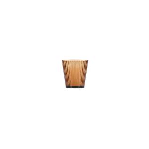 Glas 27cl amber Luz - set à 4 stuks