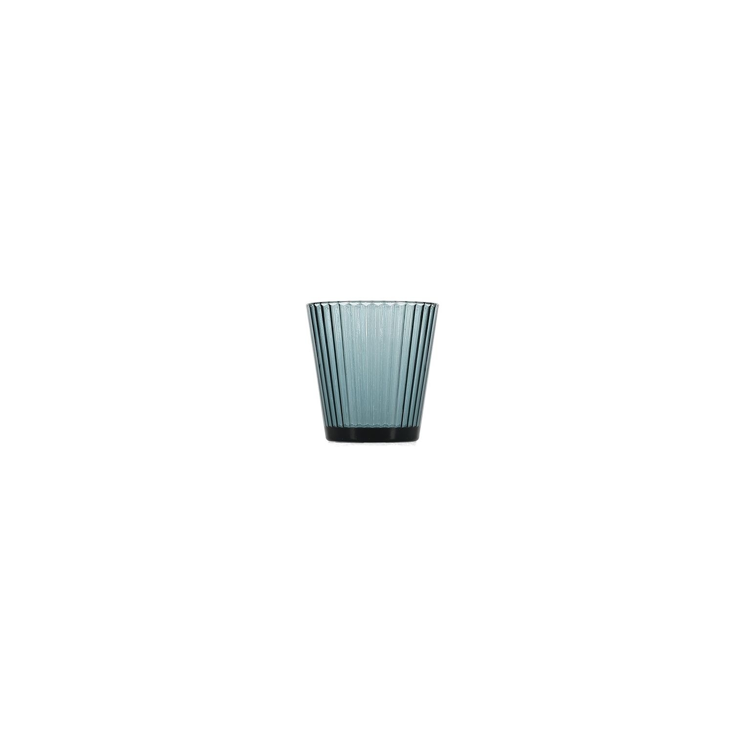 Glas 27cl blauw Luz - set à 4 stuks