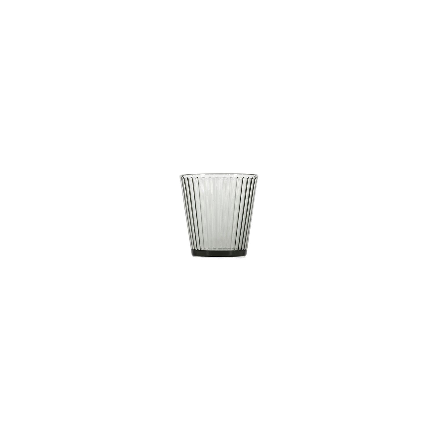 Glas 27cl grijs Luz - set à 4 stuks