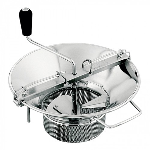 Rotary sieve diam. 37cm. tinned