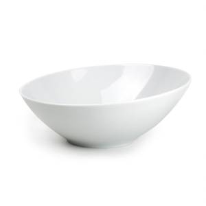 Salatschüssel, Durchmesser 23 cm, Höhe 10/7 cm, weiß, Marke Appetite BonBistro