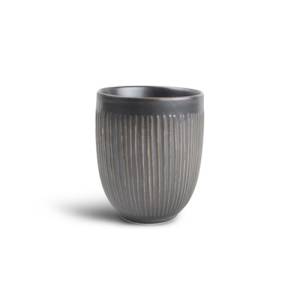Beker inh. 35cl. gestreept zilver Brass F2D