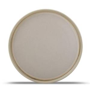 Plate flat diam. 28cm. hgt. 1.5cm. brown Structo F2D