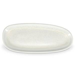 Plate flat size. 34x14.5cm. frost white Ceres F2D