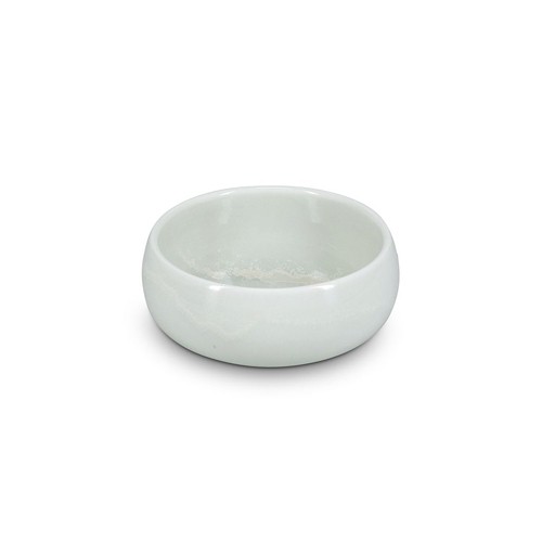 Schale, Durchmesser 14 cm, Höhe 6,5 cm, kugelförmig, mattweiß, Ceres F2D