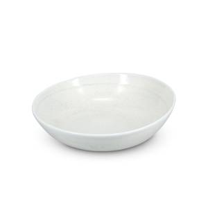 Com diam. 22cm. hgt. 6cm. blanc givré Ceres F2D