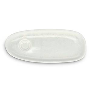 Saucer dimensions 35x15cm. Universal frost white Ceres F2D