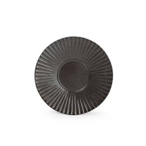 Soucoupe moka, diamètre 12 cm, noire, Aurora F2D