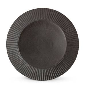Plaque plate de diamètre 30,5 cm. Black Aurora F2D