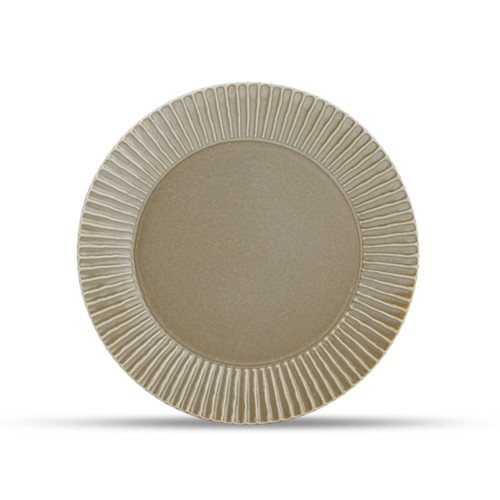 Bord plat diam. 19,5cm. sage groen Aurora F2D