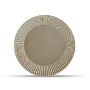 Teller flacher Durchmesser 19,5 cm. Salbeigrün Aurora F2D