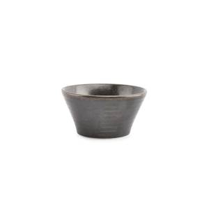 Schale, Durchmesser 10 cm, Höhe 5 cm, konisch, schwarz, Linie F2D