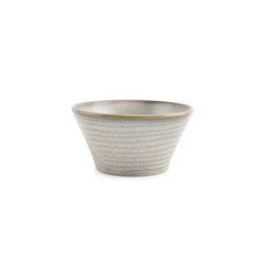 Bowl diam. 13cm. hgt. 6.5cm. conical green Line F2D