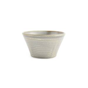 Bowl diam. 15cm. hgt. 8cm. conical green Line F2D
