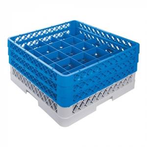 Vaatwaskorf tbv bekers  M/3 opzetrand 25-vaks| Ø 89 mm | H. 200 mm  CaterRacks