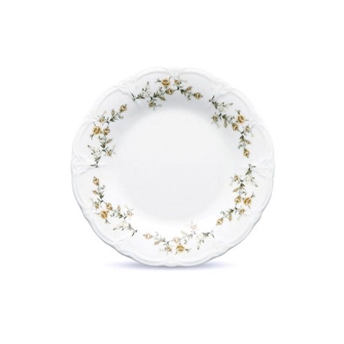 Bord plat diam. 20,5cm. flower Retro BonBistro
