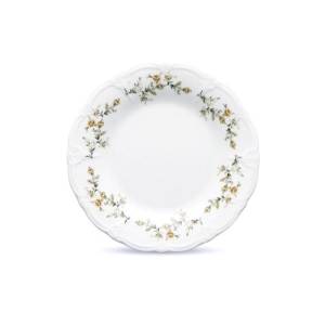 Bord plat diam. 20,5cm. flower Retro BonBistro