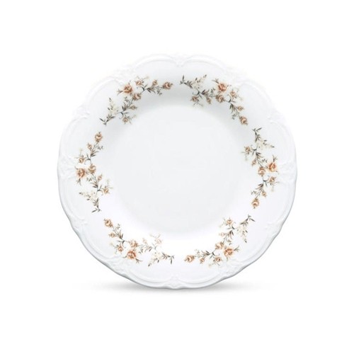 Bord plat diam. 27cm. flower Retro BonBistro
