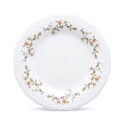 Bord plat diam. 32cm. flower Retro BonBistro