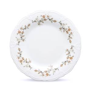 Bord plat diam. 32cm. flower Retro BonBistro