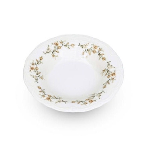 Bord diep diam. 23,5/14cm. hgt. 4cm. flower Retro BonBistro