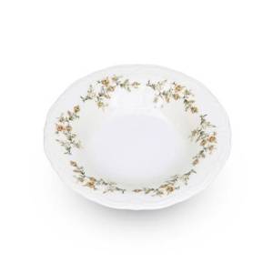 Bord diep diam. 23,5/14cm. hgt. 4cm. flower Retro BonBistro