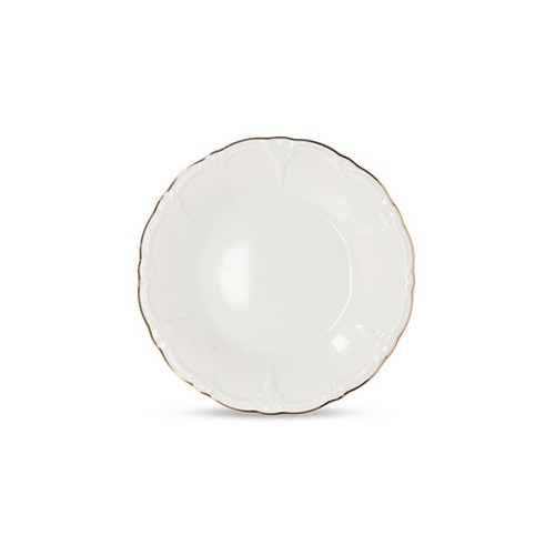 Bord plat diam. 16cm. met gouden rand Retro BonBistro