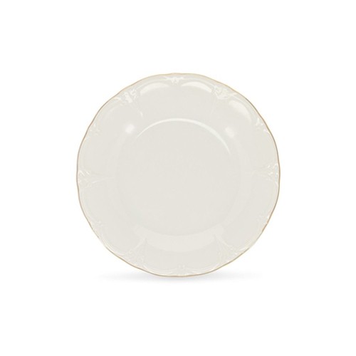 Bord plat diam. 20,5cm. met gouden rand Retro BonBistro