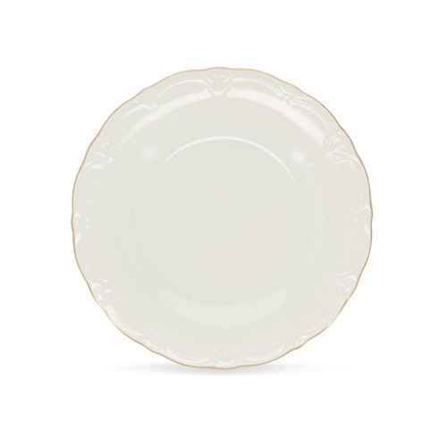 Bord plat diam. 27cm. met gouden rand Retro BonBistro