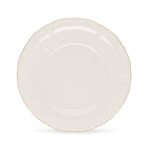 Bord plat diam. 32cm. met gouden rand Retro BonBistro