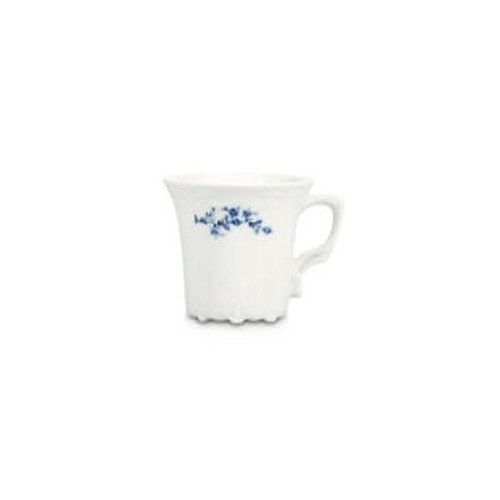 Mokkakop inh. 11cl. blauw flower Retro BonBistro