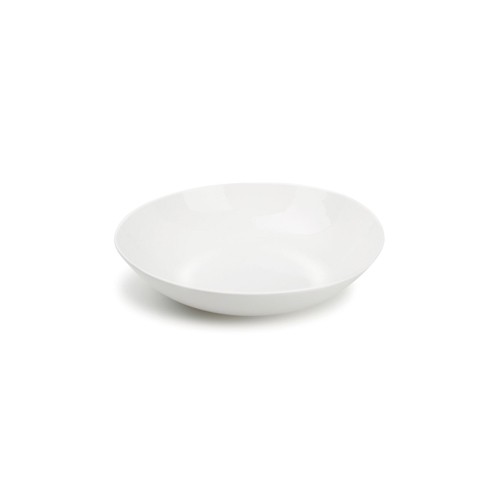 Bord diep diam. 25cm. hgt. 5,5cm. White Perla Chic