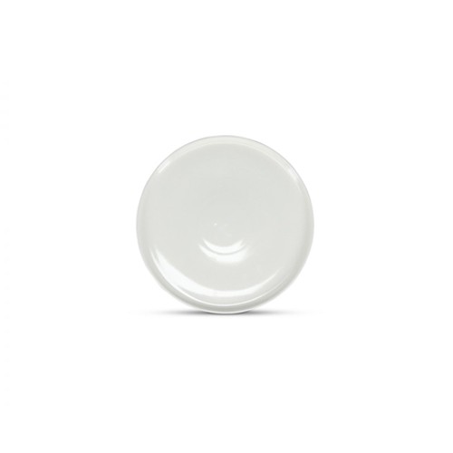 Bord plat diam. 20cm. hgt. 1,5cm. White Gravure Chic