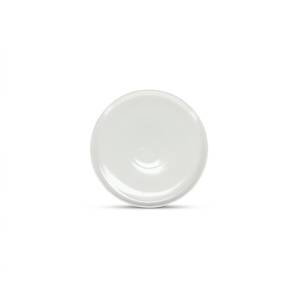 Assiette plate, diamètre 20 cm, hauteur 1,5 cm. Gravure blanche Chic