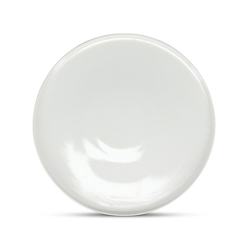 Bord plat diam. 31cm. hgt. 1,5cm. White Gravure Chic