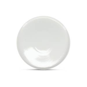 Assiette plate, diamètre 27,5 cm, hauteur 1,5 cm. Gravure blanche Chic