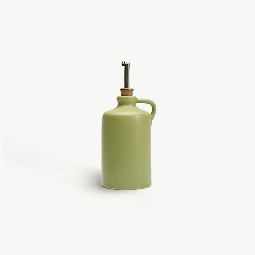 Oliefles inh. 0,6l. met schenktuit green Mento x Erloom