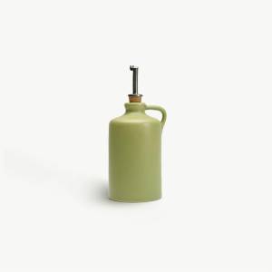 Oliefles inh. 0,6l. met schenktuit green Mento x Erloom